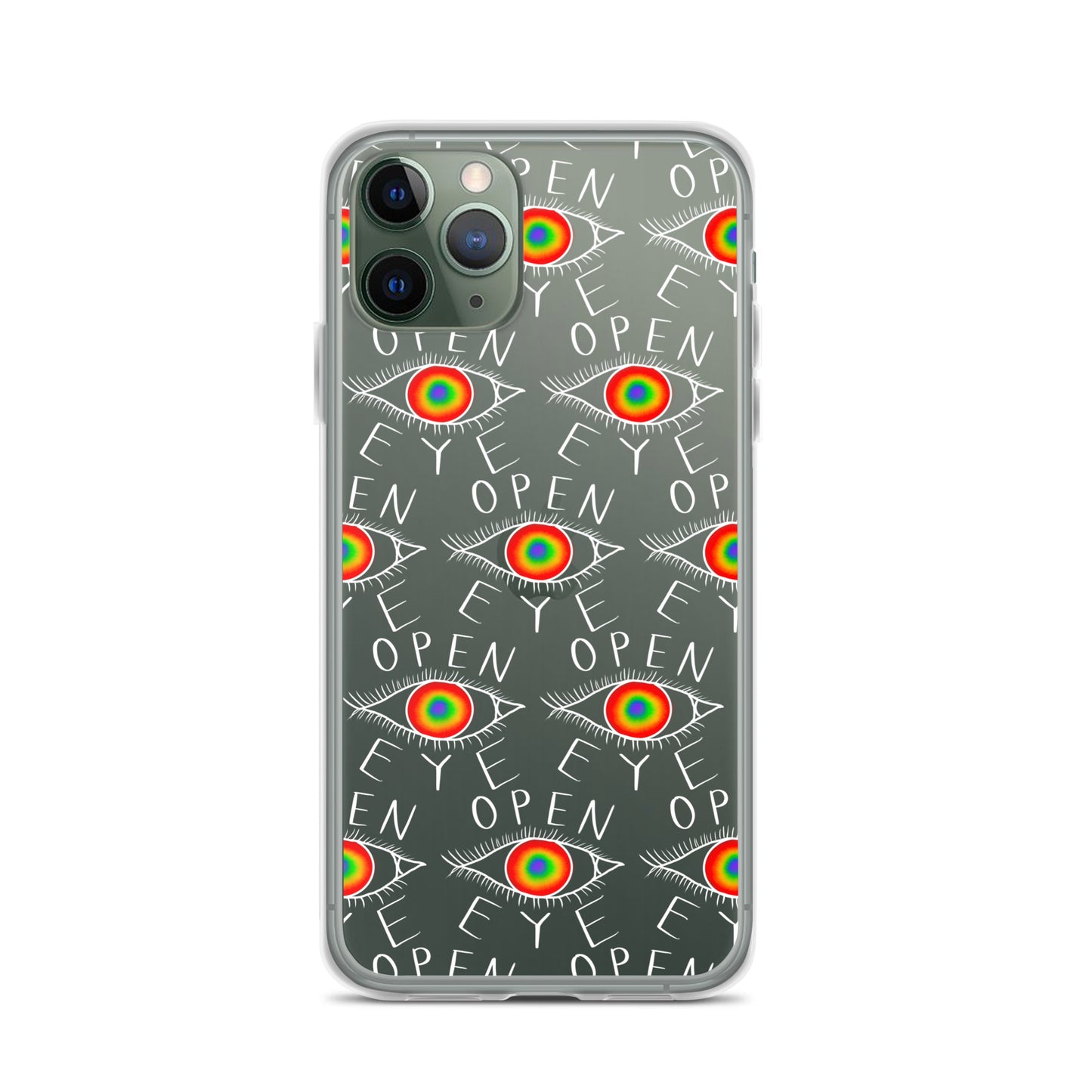 Clear Case for iPhone® - The eye of Truth (Open eye Pattern)