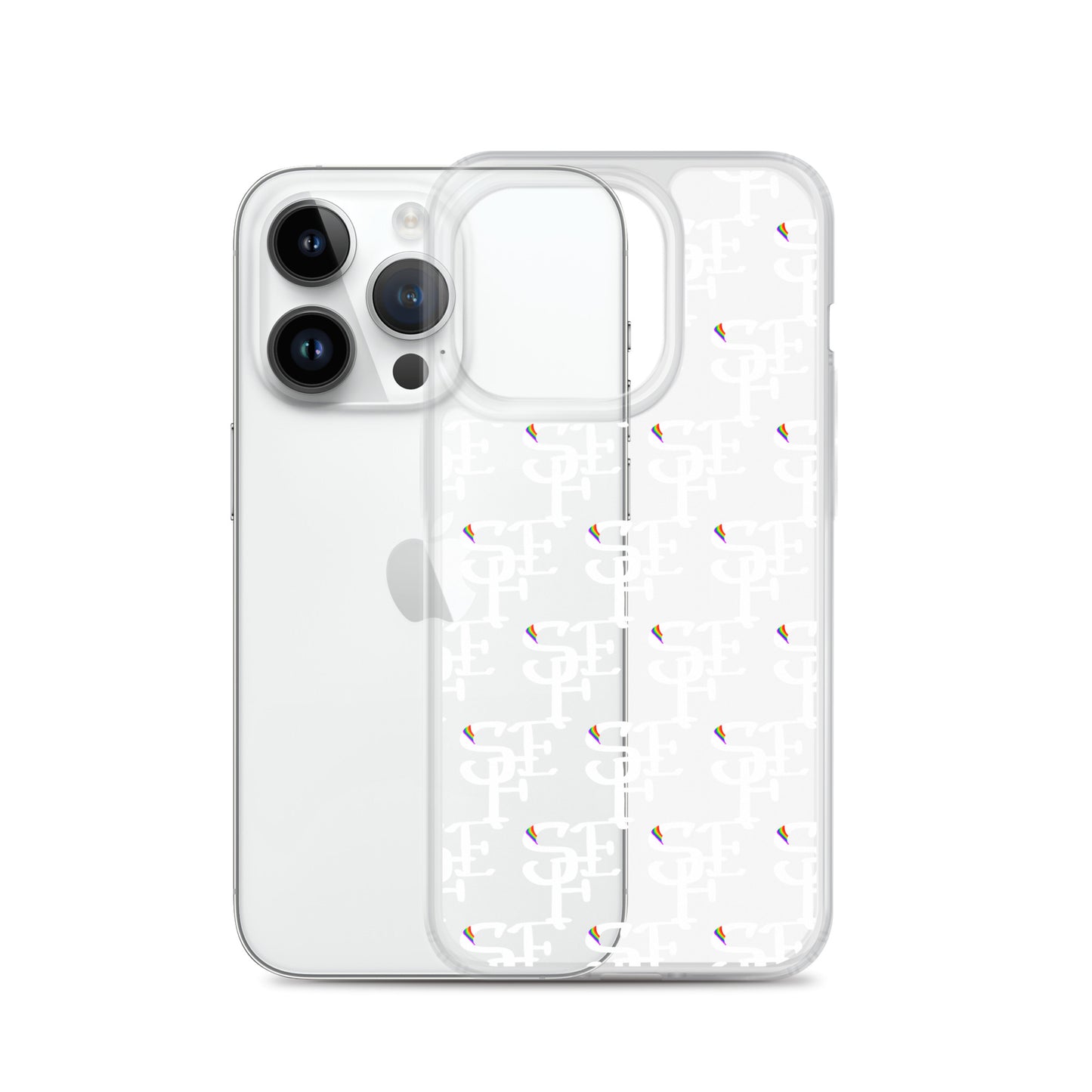 Clear Case for iPhone® - Save From Evil (Pattern)
