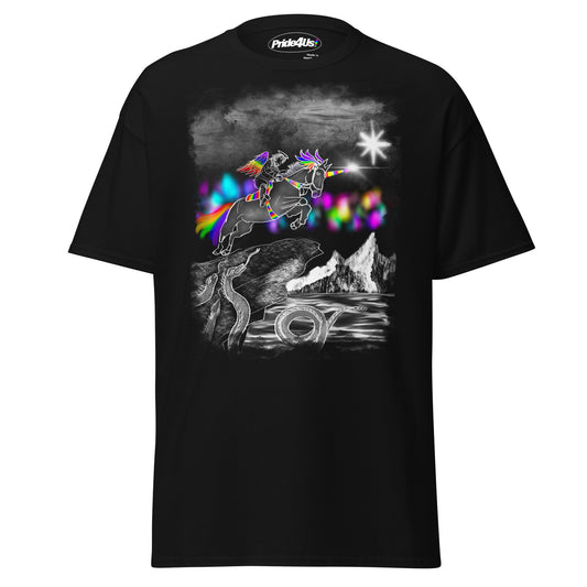 Unisex Short Sleeve shirt - Unicorn Fantasia! (Only front)